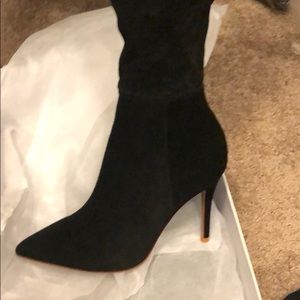 Catwalk connection thigh high boots